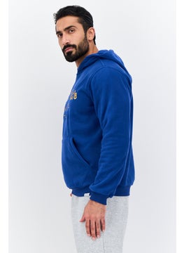 Gotcha Men Hooded Embroidered Long Sleeves Sweatshirt, Blue Combo  - Image 2