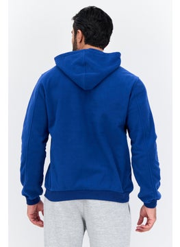Gotcha Men Hooded Embroidered Long Sleeves Sweatshirt, Blue Combo  - Image 3
