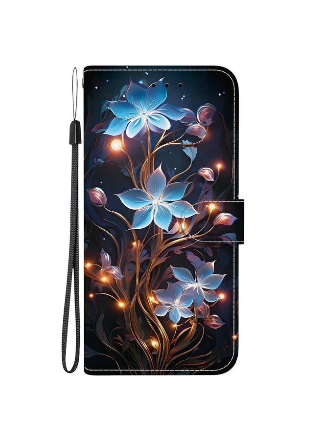 اس-توب جراب لهاتف Samsung Galaxy S23 FE 5G، جراب هاتف جلدي برسومات ملونة وملمس كريستالي - Image 2