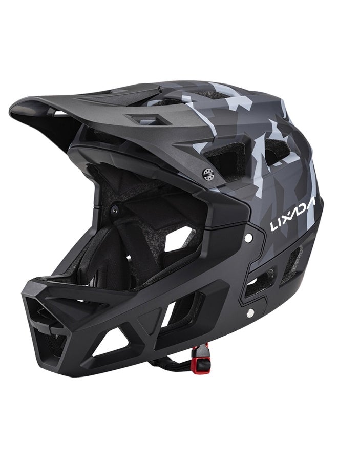 Generic Full Face Mountain Bike Helmet Adult Racing Downhill MTB Helmet for Men/Women Adult Mountain Bike 