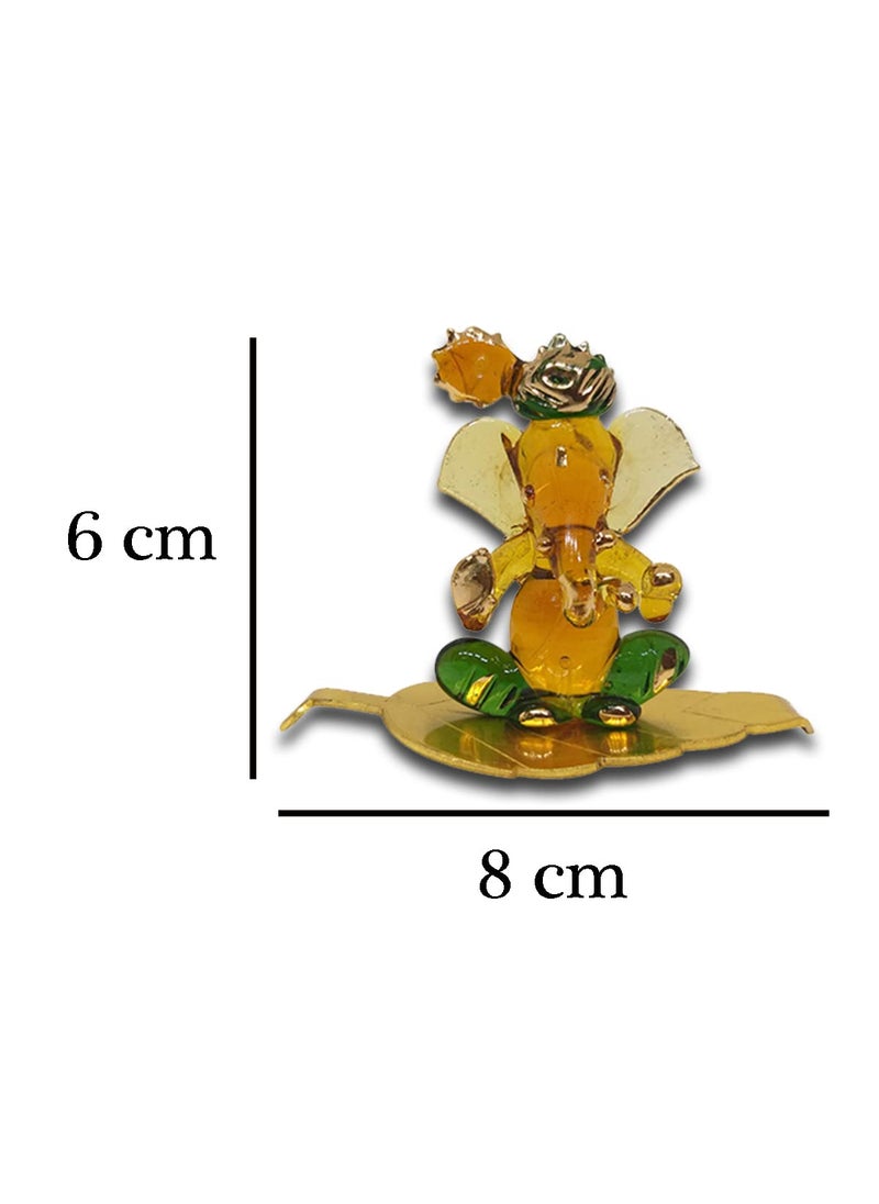 Saugat Traders Saugat Traders Best Gift for Teacher - Greeting Card with Crystal Ganesha Showpiece and Chocolate Box - Teachers Day Gift for Sir, Principal Mam - Birthday Gift for Teacher  - Image 2