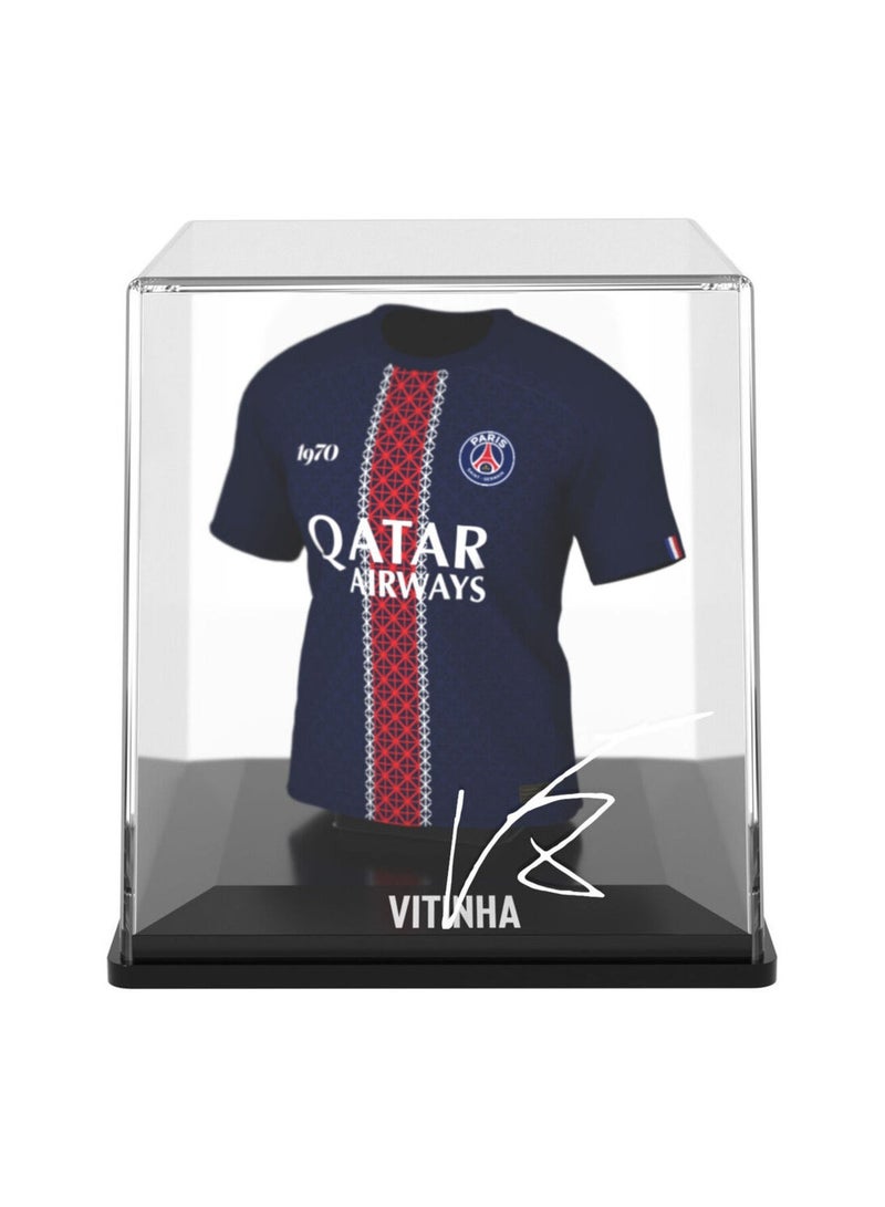 Splink  - Vitinha  (PSG) - Home 25/26 Jersey Display Case, Official Licensed Collectible - Image 1