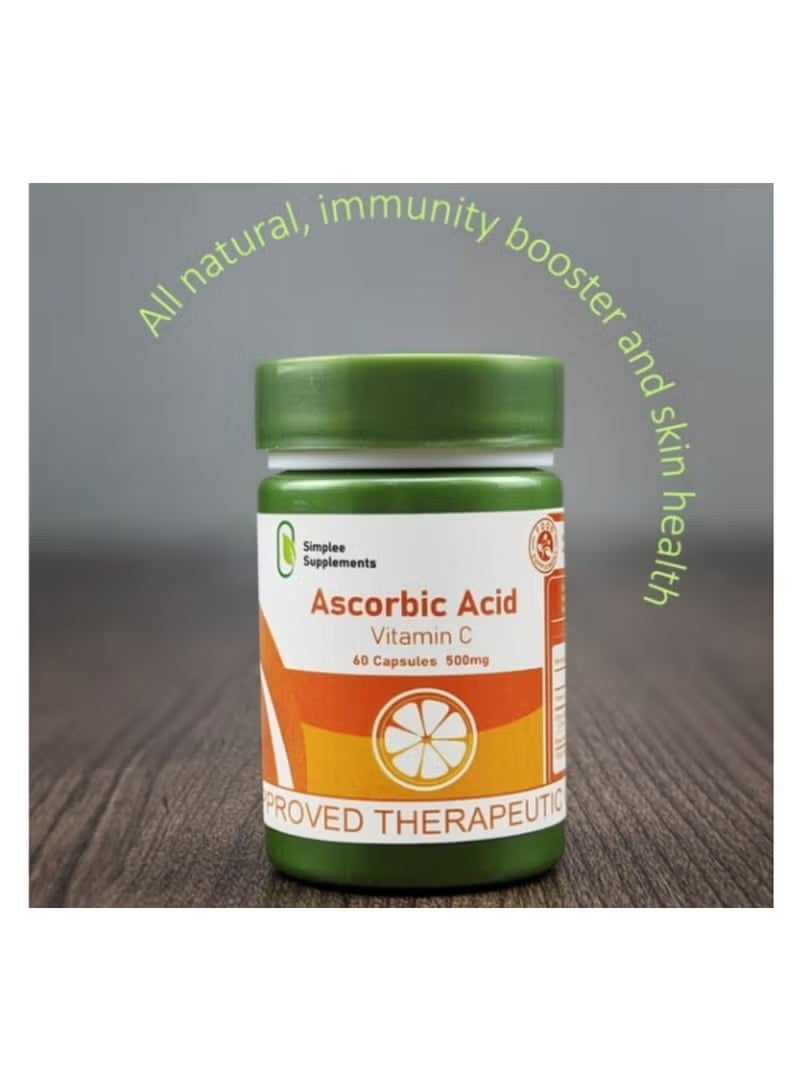 Simplee Supplements Simplee Ascorbic Acid/Vitamin C Capsule Supplement - Image 5