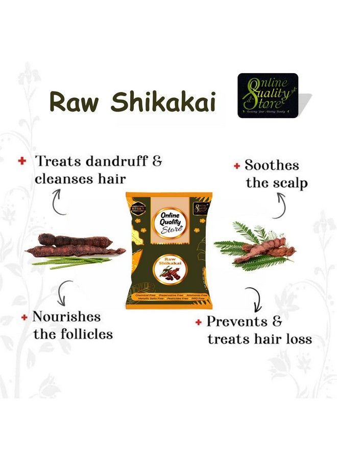 Online Quality Store Raw Shikakai;Shikakai Whole Dry;Dry Shikakai;Dry Shikakai For Hair;Dry Shikakai For Hair Growth200G - Image 5