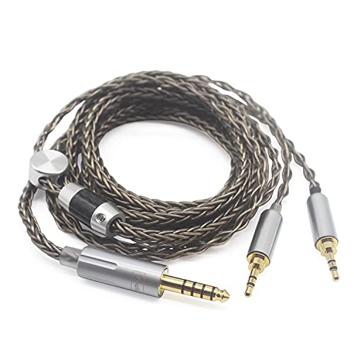 Youkamoo 4.4mm Replacement Cable Compatible for Hifiman HE400S HE-400i HE560 HE350 HE1000 V2 (Dual 2.5mm Male Version) Headphones - Image 1
