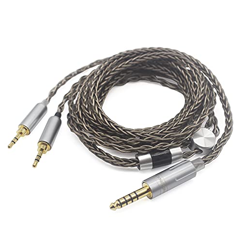 Youkamoo 4.4mm Replacement Cable Compatible for Hifiman HE400S HE-400i HE560 HE350 HE1000 V2 (Dual 2.5mm Male Version) Headphones - Image 3