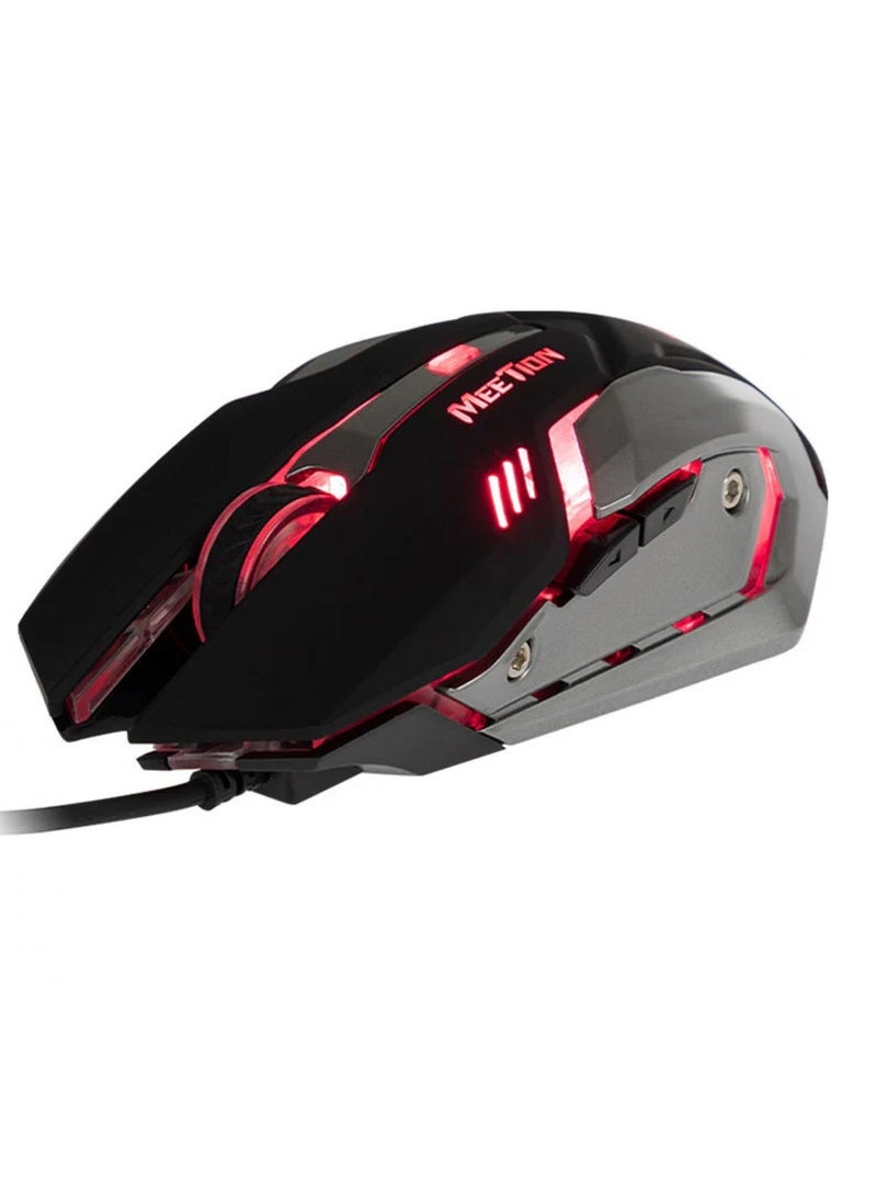 Generic Meetion MT-M915 Backlit Otical Gaming USB Mouse-Black  - Image 4