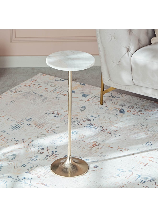 Home Box Hanzo Marble Top Accent End Table 26 x 68 x 26 cm  - Image 2