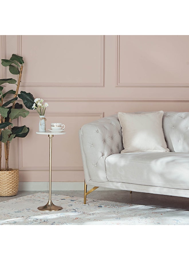 Home Box Hanzo Marble Top Accent End Table 26 x 68 x 26 cm  - Image 5
