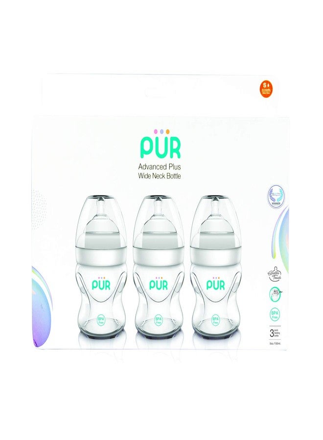 بور عبوة Pur 3pk Advanced Plus ذات عنق عريض 5 أونصة/150 مل. - Image 5