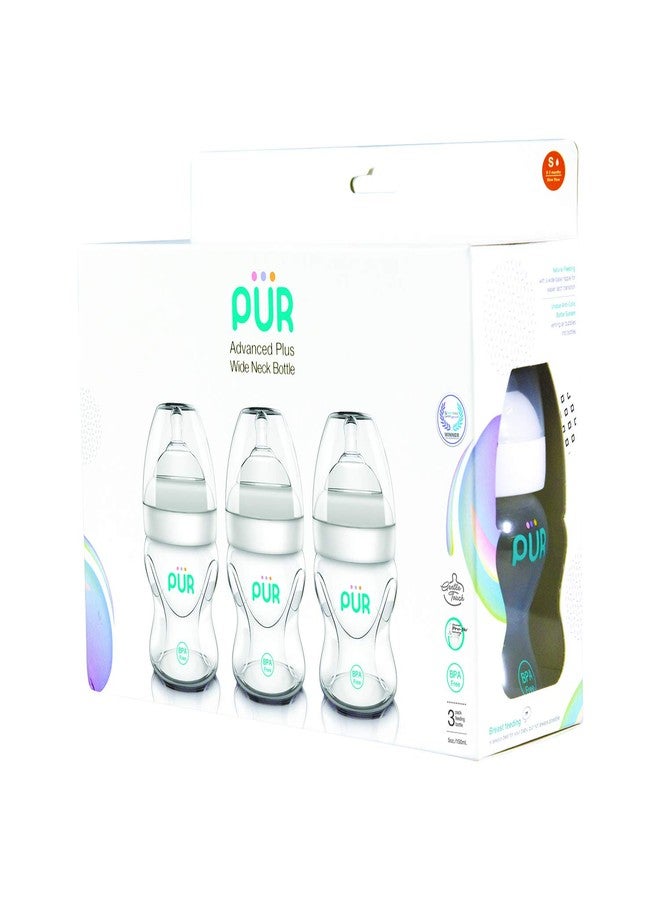 بور عبوة Pur 3pk Advanced Plus ذات عنق عريض 5 أونصة/150 مل. - Image 4