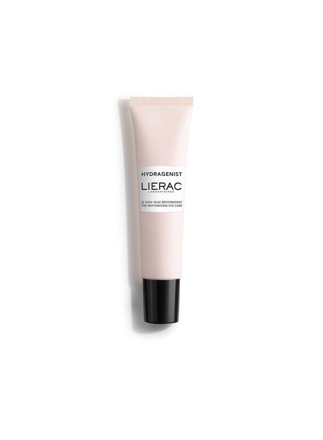 Lierac Hydragenist Rehydrating Eye Care - Vegan Under Eye Cream for Dark Circles, Puffiness & Fine Lines, Hyaluronic Acid for Intense Hydration, Eye Moisturizer that completes your Skin Care -15ml - Image 1