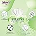 DAFI Flushable Wipes for Adult Wet Wipes Total 720 Unscented Toilet Wipes Flushable No Alcohol 100 Plant Based Fibers Septic and Sewer Safe Pack of 9 - Image 4
