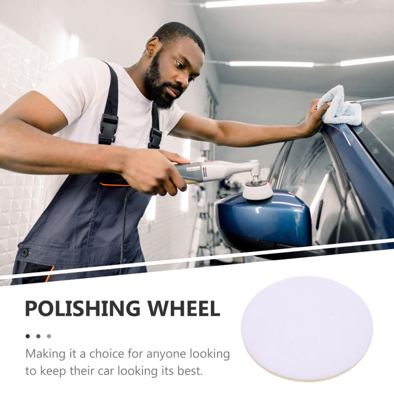 Wool Buffing Pad Self Adhesive for Car Polishing Scratch Removal Paint Restoration - Image 5