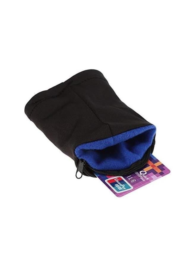 WYBOT Wristband Wallet, Sports Thick Waterproof Sweatband with Zipper Pocket for Running Walking and Cycling to Hold Cash Card Keys and ID's, Wrist Band Pouch 