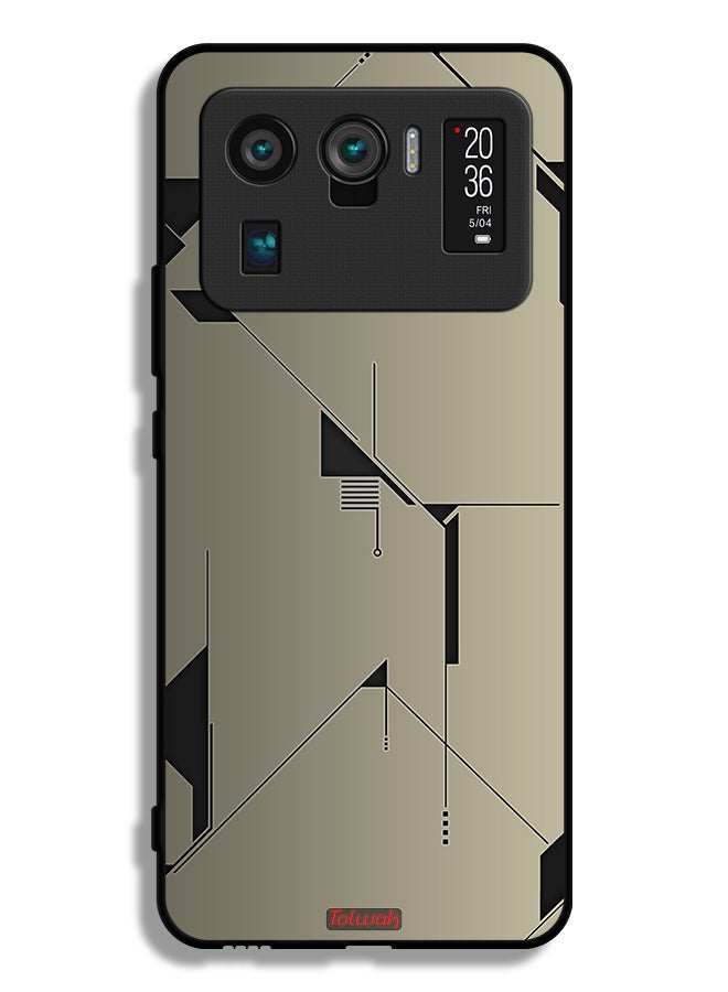 Tolwak Xiaomi Mi 11 Ultra Protective Case Cover Minimalism Abstract Digital Art - Image 2