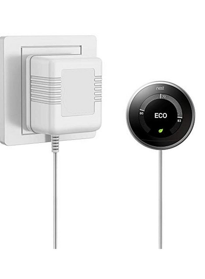 MEROM MEROM 24V 500mA 26ft C Wire Transformer Adapter for Thermostat and Doorbell, Compatible with Nest/Ecobee/Sensi/Honeywell Thermostat, Nest Hello Doorbell/Ring Doorbell Power Supply  - Image 1