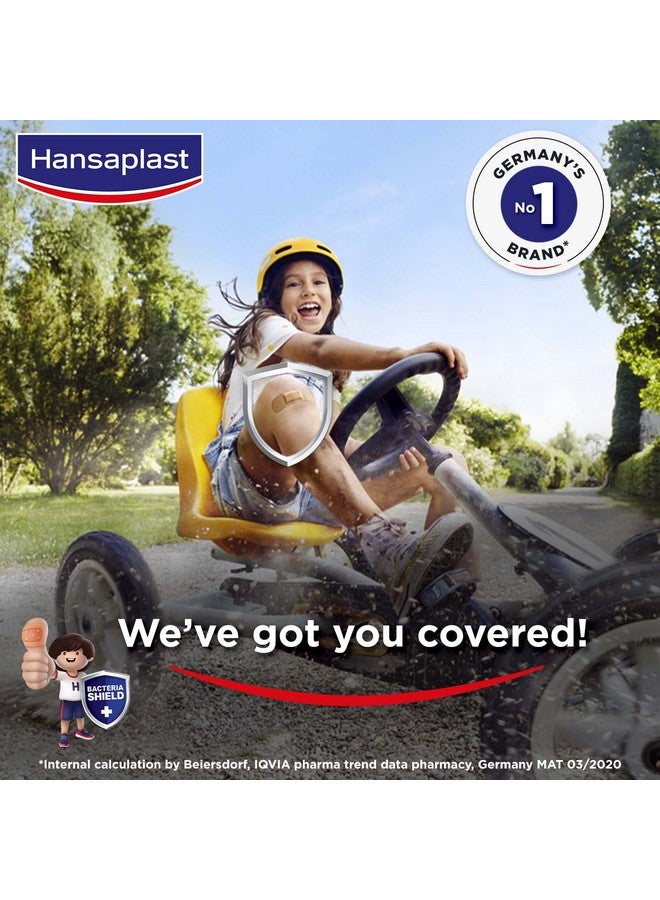 Hansaplast Regular Bandage Strips, Bandage For Cuts & Wounds | Breathable Fabric, 100 Strips, Skin Colour - Image 5