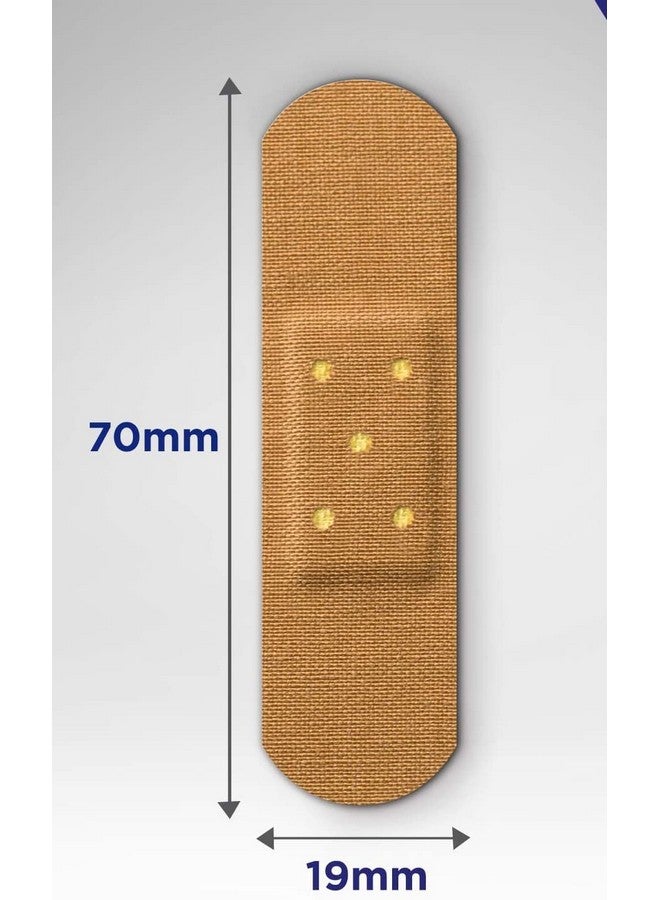 Hansaplast Regular Bandage Strips, Bandage For Cuts & Wounds | Breathable Fabric, 100 Strips, Skin Colour - Image 2