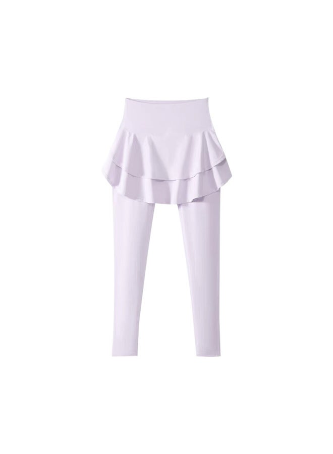 Children's Sports Pants Fake Two-piece Ice Sunscreen Skin-friendly Yoga Pants Sunscreen Quick-dry Outdoor Sports Pants - Image 5