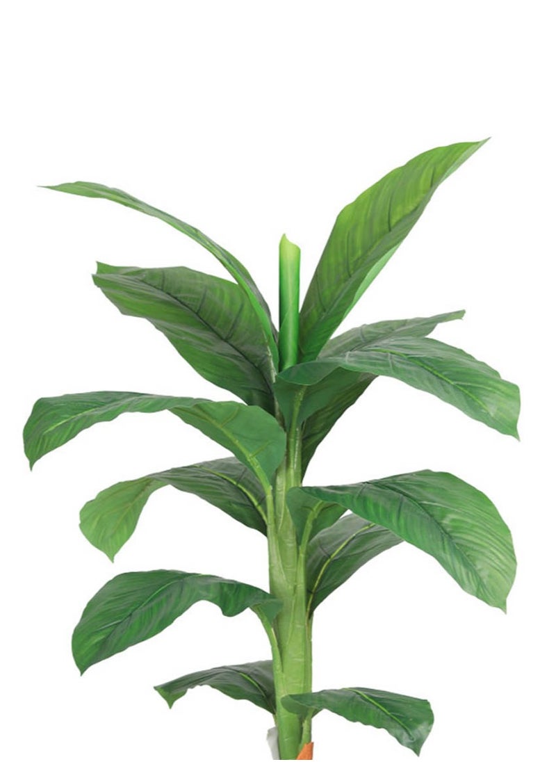 co arma Artificial tree similar to soft banana leaves with a natural feel  110 cm high  - Image 2