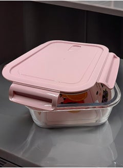 YOLO Yolo Airtight Borosilicate Glass Food Container Set of 2 Pieces with Size 1520ml each  - Image 5