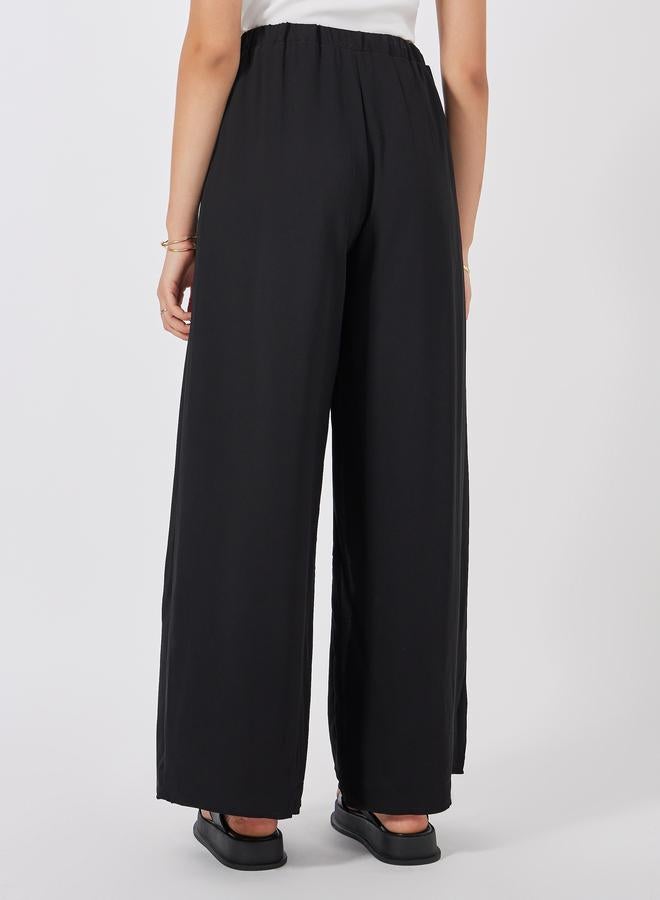 Styli High Rise Wide Leg Pants - Image 4