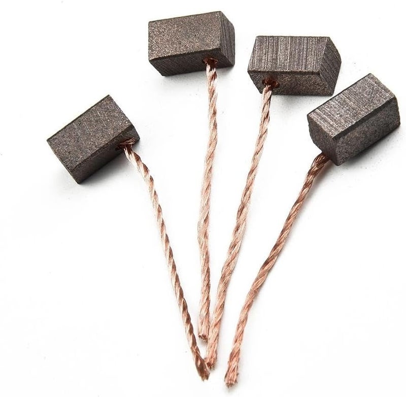 8Pcs Carbon Brush 6x6x10mm Replacement Set for Electric Motor Blower Fan Wiper - Image 5