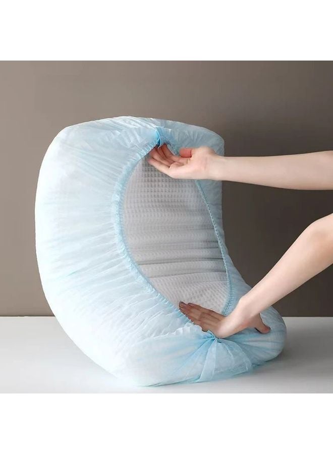 10pcs White Disposable Sanitary Pillowcases 19 69x31 5 Inch For Travel Hotel Salon - Image 2
