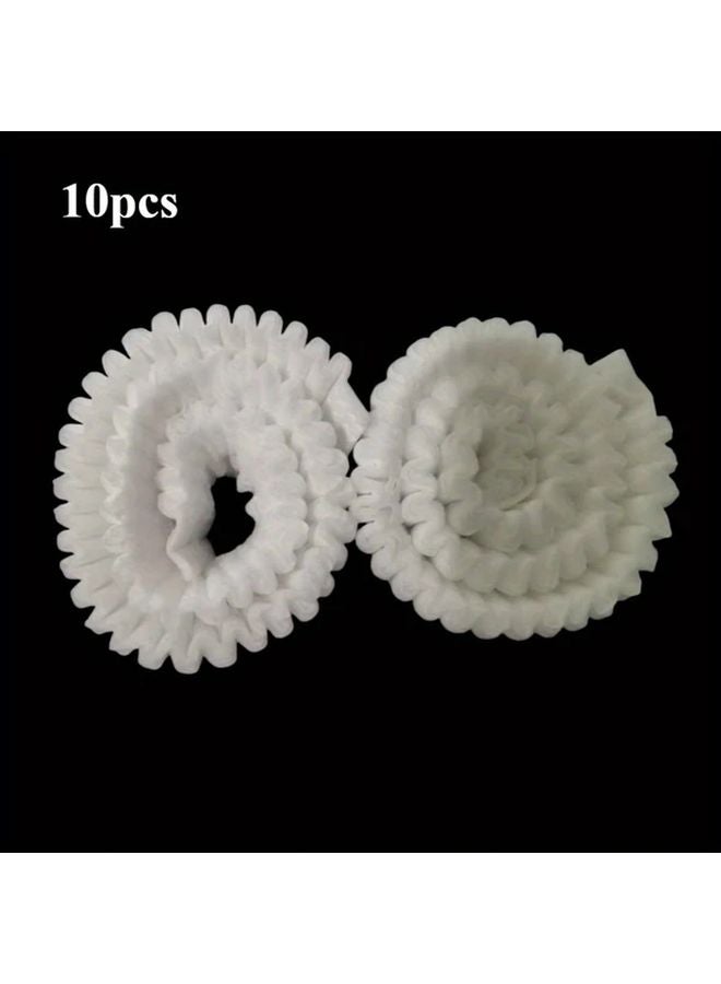 10pcs White Disposable Sanitary Pillowcases 19 69x31 5 Inch For Travel Hotel Salon - Image 1