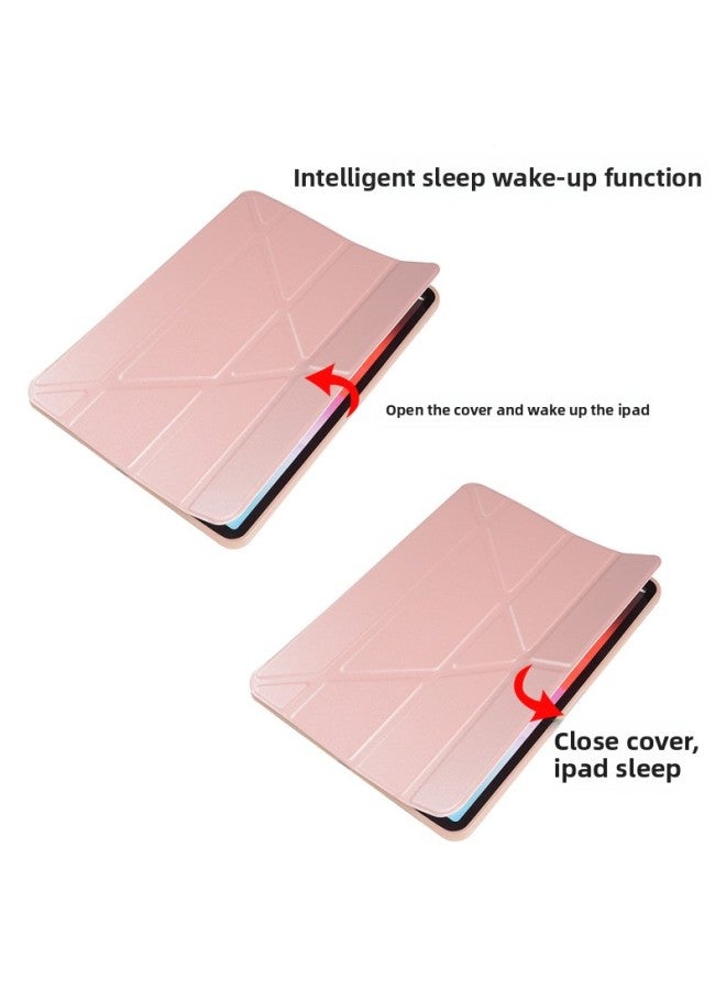 For IPadpro 11 M4Y Folding Case Air 13 2024 Honeycomb TPU Transformers Case-Color:Dark Green-Applicable Model:For IPad Pro 11 2024 - Image 4