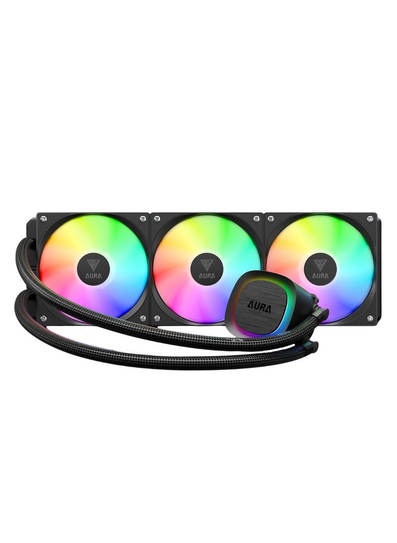 GAMDIAS Gamdias AURA GL360 V2 CPU Black Liquid Cooler  - Image 1
