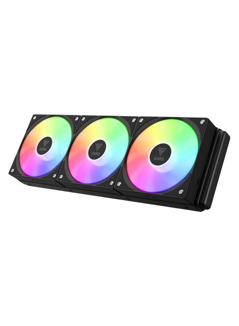 GAMDIAS Gamdias AURA GL360 V2 CPU Black Liquid Cooler  - Image 2