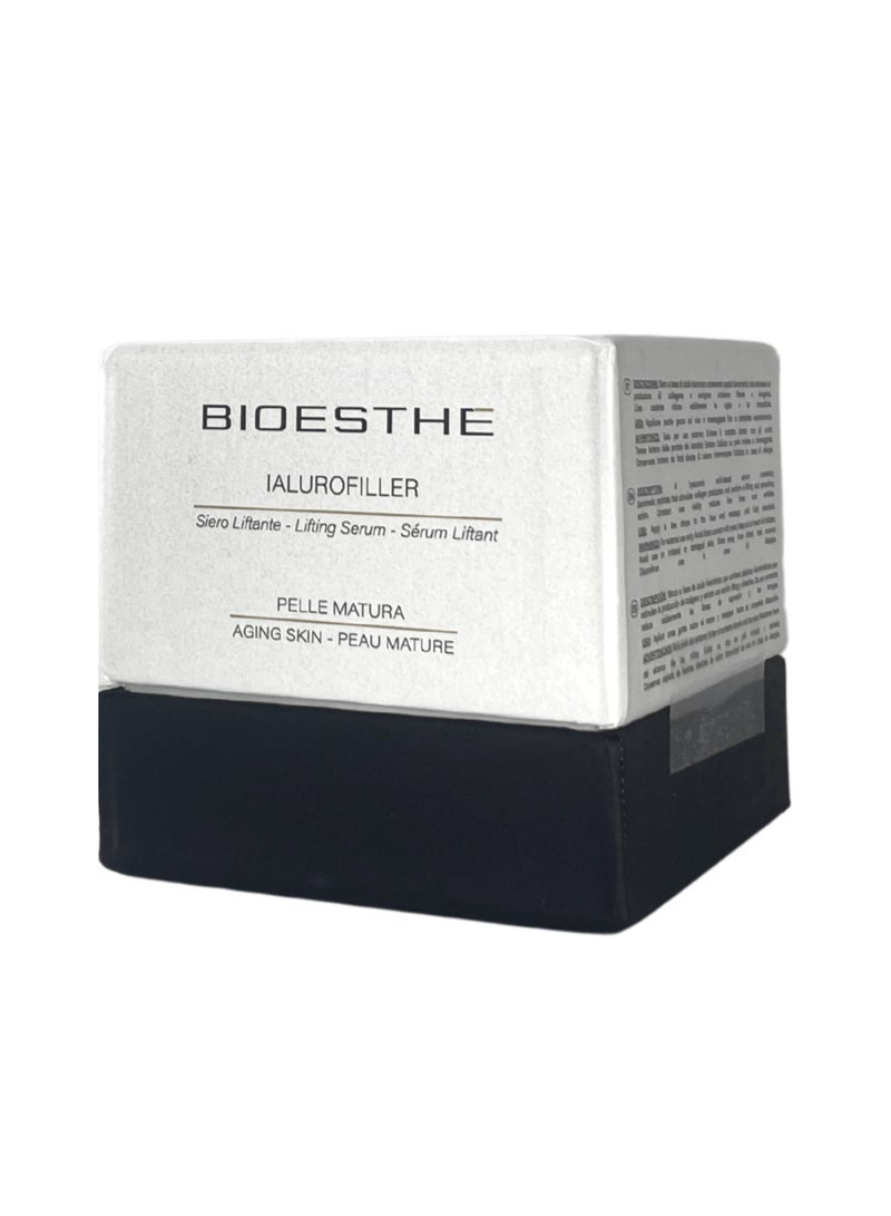 Bioesthe Hydrating Hyaluronic Acid Serum with Biomimetic Peptides (Ialurofiller) – Anti-Aging, Wrinkle-Reducing, Collagen-Boosting Formula – Deep Moisturization & Skin Smoothing – 30ml - Image 2