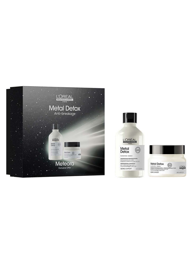 L'Oréal Professionnel Metal Detox End of Year Duo Set 2025 - Shampoo + Mask 300+250ml - Image 1