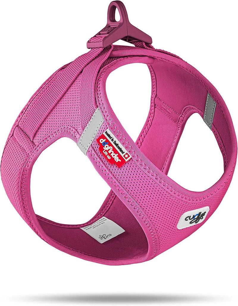 Curli Vest Harness Clasp Air-Mesh Fuchsia M - Image 1