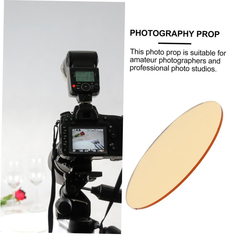 Gold Acrylic Mirror Tray Reflective Photography Prop for Tables Displays Aromatherapy Beauty Products Creative Photo Shoots - Image 4