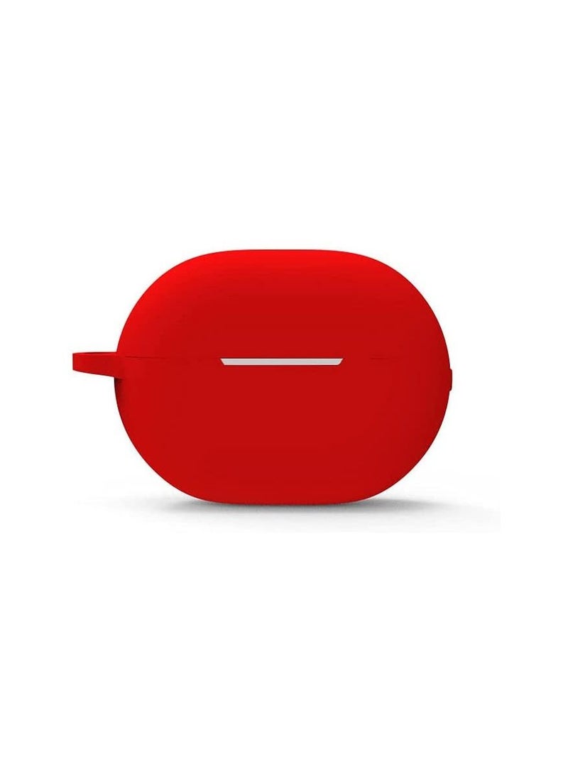 Silicone Case Cover for Huawei FreeBuds 4 with Carabiner and Charging Port Accessibility anti shock, full protection - Image 2