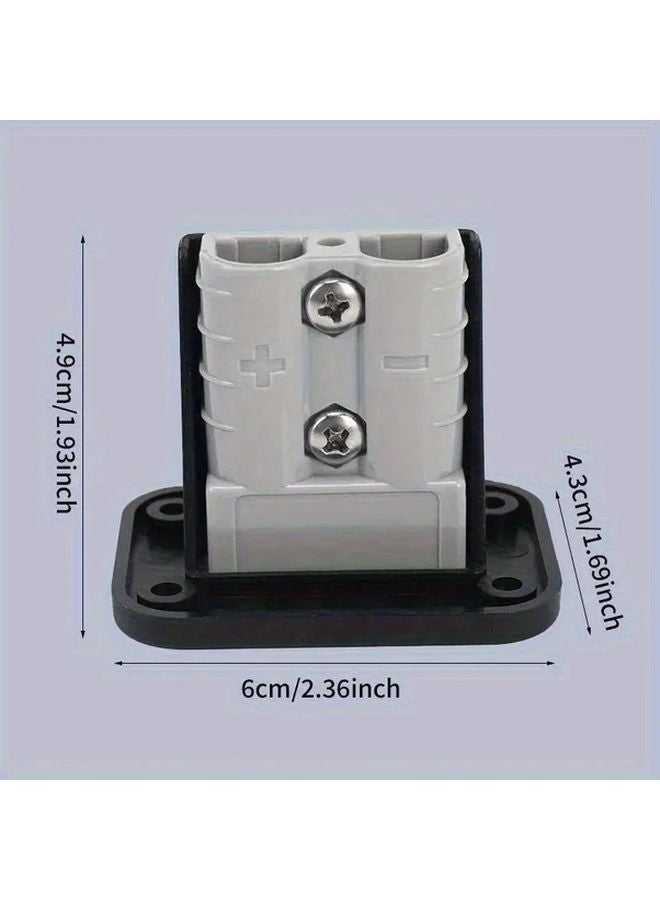 Black Anderson Power Connector Bracket 120A Heavy Duty Screw Terminal Block RV Electrical Equipment - Image 3