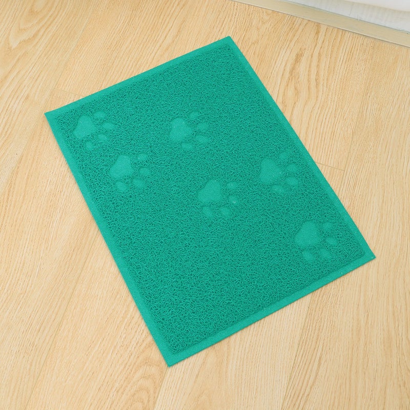 30 x 40cm Pet Puppy Dog Cat Litter Mat Claws Pet Small Footprint Foot Sleeping Pad Placemat Cleaning Carpet (Lake ) - Image 5