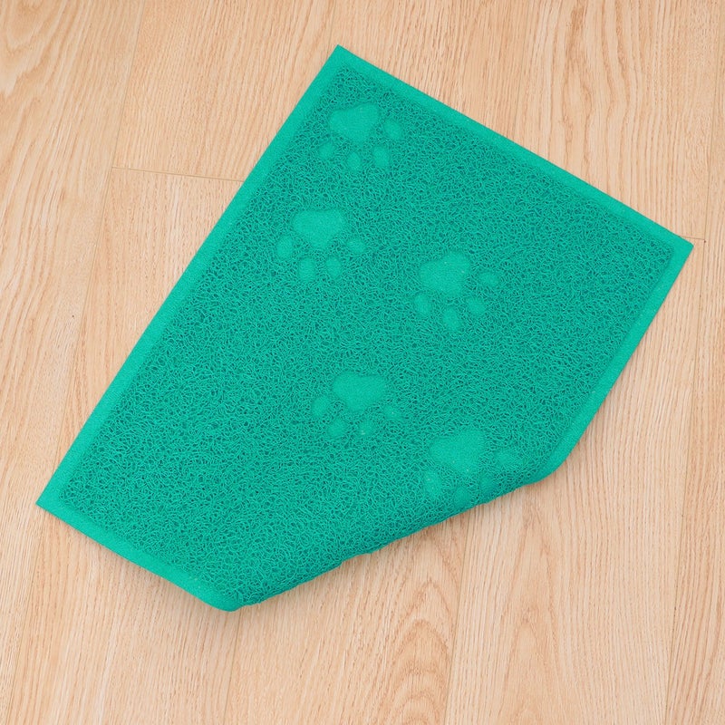 30 x 40cm Pet Puppy Dog Cat Litter Mat Claws Pet Small Footprint Foot Sleeping Pad Placemat Cleaning Carpet (Lake ) - Image 3