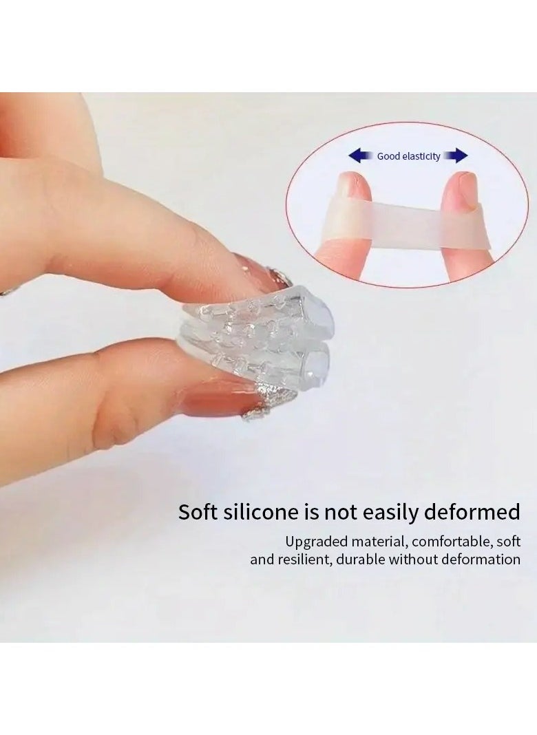 ORiTi 10Pcs Silicone Toe Caps Anti-Friction Breathable Toe Protector Blisters Toe Caps Cover Protectors Foot Care  - Image 3