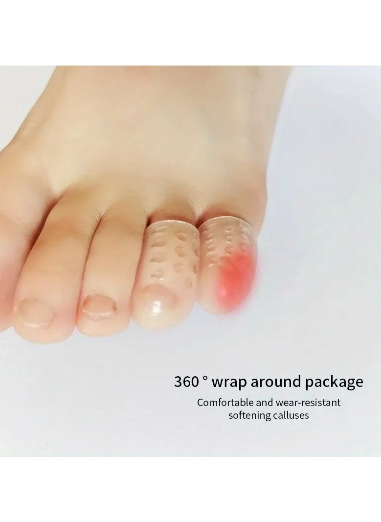 ORiTi 10Pcs Silicone Toe Caps Anti-Friction Breathable Toe Protector Blisters Toe Caps Cover Protectors Foot Care  - Image 5