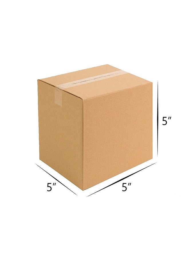 Powerlon® 3 Ply Brown Corrugated Box_Packing box Size: 5X5X5 Length 5 inch Width 5 inch Height 5 inch Shipping box Courier Box (Pack of 25) - Image 1