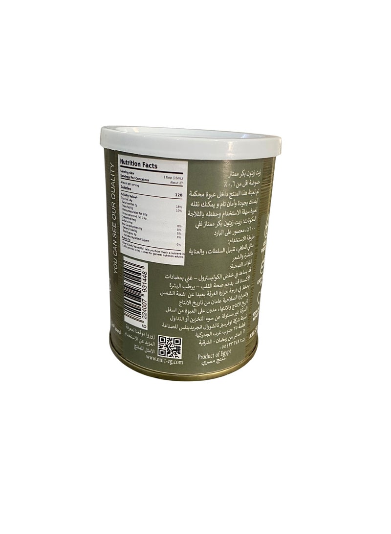ONIC NATURALLY YOURS Extra Virgin Olive Oil – 300ml Easy Open Tin | Protects Freshness & Flavor | Cold Pressed, Travel-Friendly Packaging - Image 2