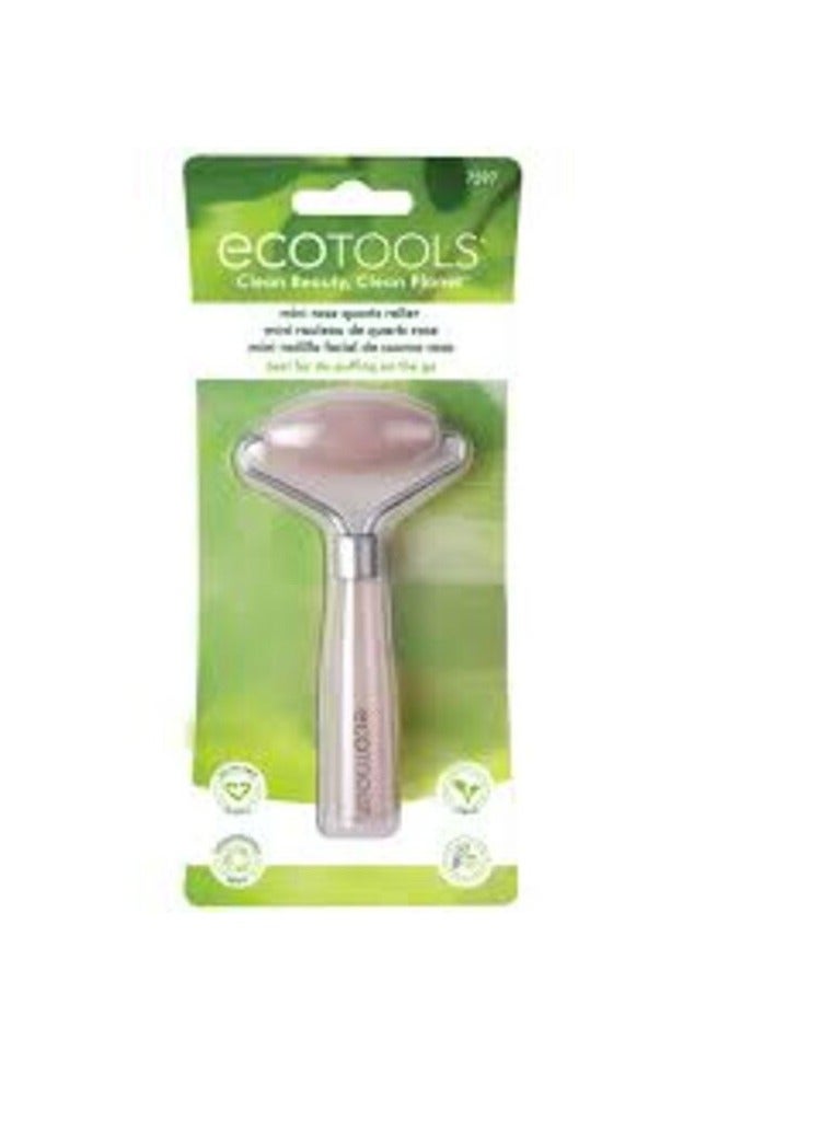 Ecotools Small rose quartz facial roller - Image 1