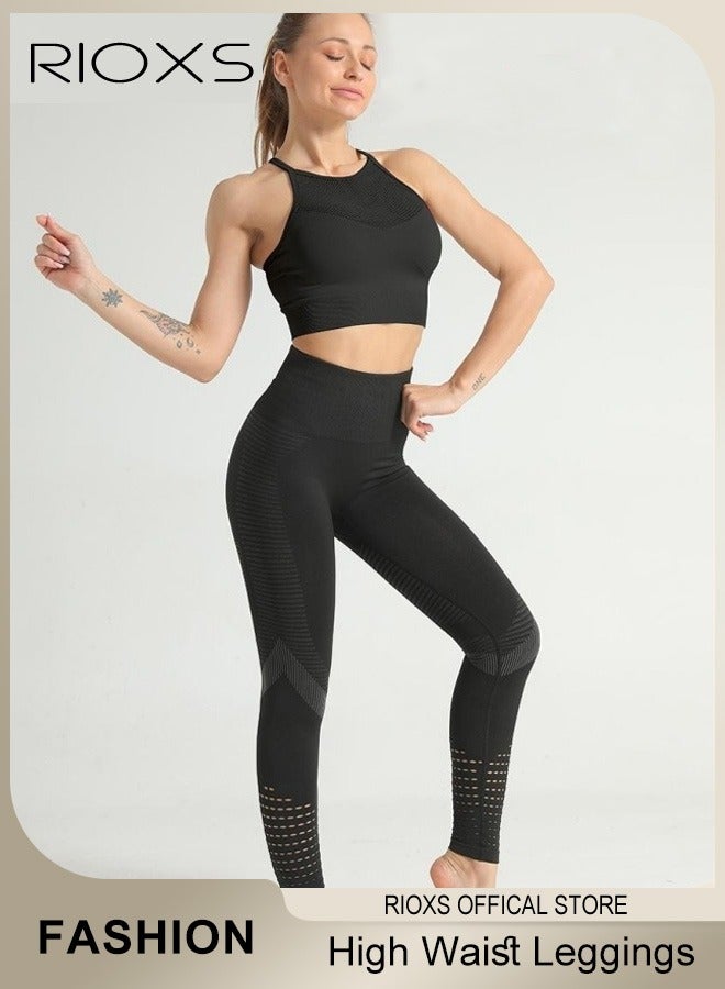RIOXS Women's Joggers Pants,Comfy High Waisted Trousers,Lightweight Athletic Leggings Pants,Casual Sweatpants For Gym Workout Yoga Running,Stretch Pants With Pocket For Women Ladies  - Image 1