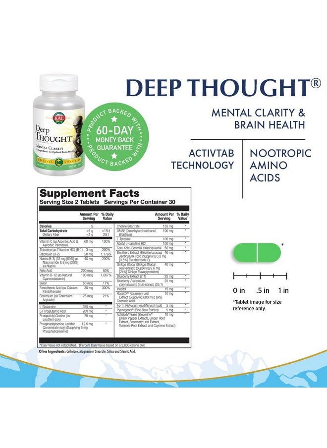 KAL KAL Deep Thought Tablets, 60 Count  - Image 2