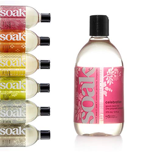 Soak Laundry Soap – No Rinse, Plant Derived Hand Wash Detergent - 375 ml / 12 fl. oz, 75+ Washes (Celebration) - Image 1