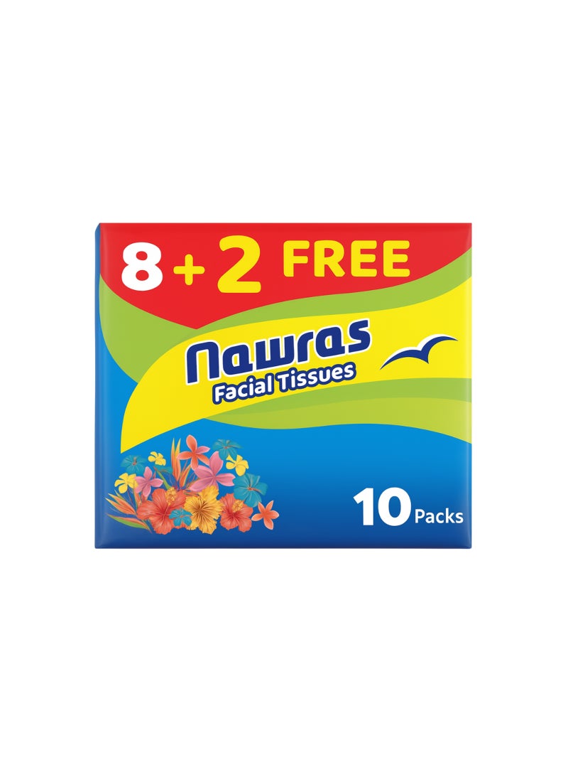 Fine Soft Sterilized 2 Ply Fassial Tissue 160 Sheets Pack of 10 - Image 1